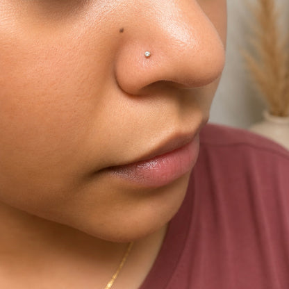 ALBA - Piercing de nez en titane ASTM F136