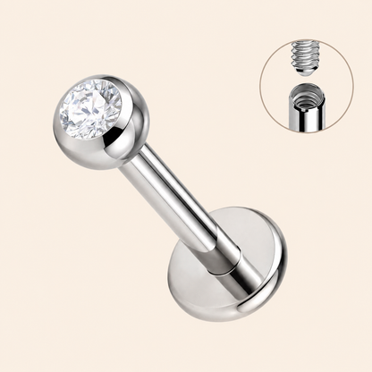 MAYA - Labret en titane ASTM F136