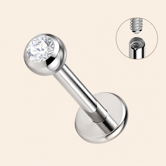 MAYA - Labret en titane ASTM F136