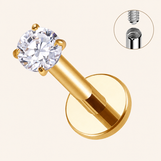 SIA - Labret en titane ASTM F136